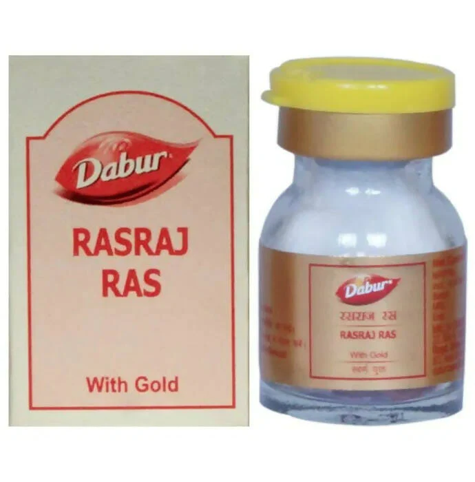 Dabur Rasraj Ras with Gold Tablets, 10 Tablets-2.webp